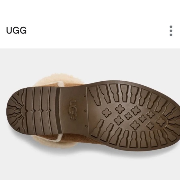 UGG Women’s Bodie Fur Lace Boot size 7 - Picture 4 of 10